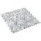 Andova Tiles SAMPLE Orb 075 x 075 Metal Penny Round Mosaic Tile SAM-ANDORB256 - alternate 4